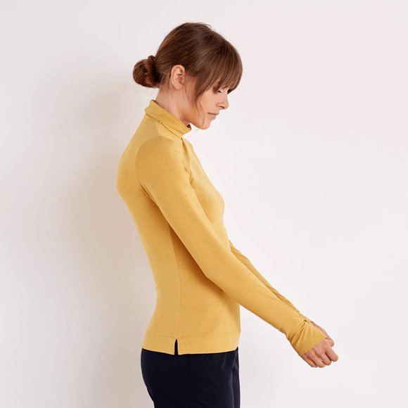 ADAY overhead longsleeve turtleneck in mustard yellow | size S - Picture 4 of 7